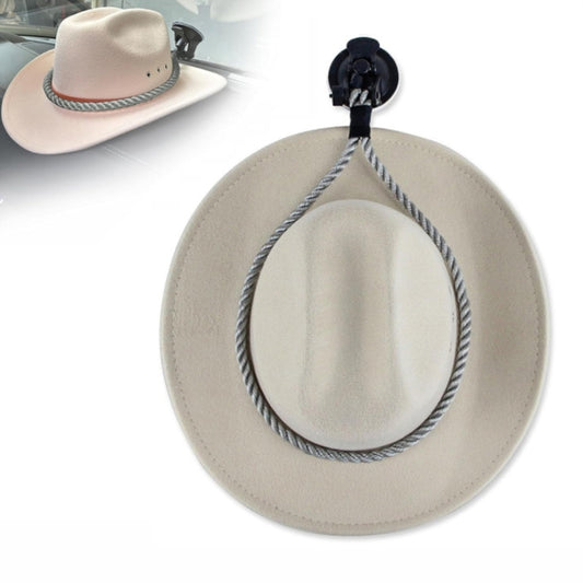 Car Cowboy Hat Rack Home Door Rear Hat Hook Holder, Color: Gray by buy2fix