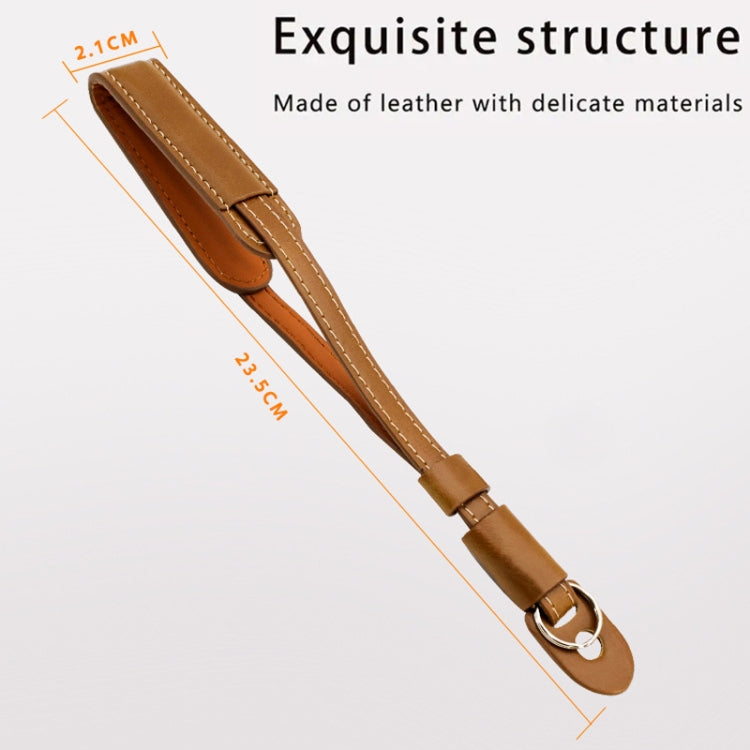 Camera Gimbal Hand Strap Handheld Stabilizer Accessories Wrist Strap For DJI OSMO Pocket 3 / OM 3 / OM 4 / OM 5 / OM 6(Brown) by buy2fix