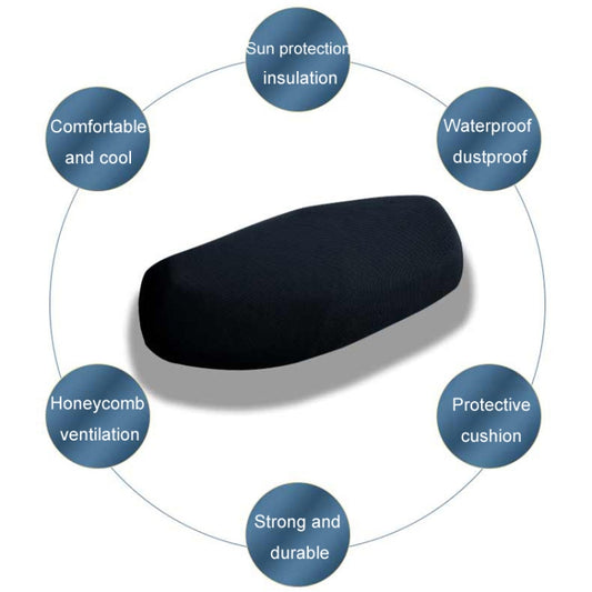 80x60cm Electric Vehicle Motorcycle Seat Cushion Thickened Sun Protection Cover - Seat Covers by buy2fix | Online Shopping UK | buy2fix