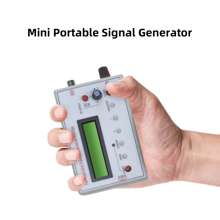 FG-100  1Hz-500kHz DDS Function Signal Generator Frequency Counter(White) - Other Tester Tool by buy2fix | Online Shopping UK | buy2fix