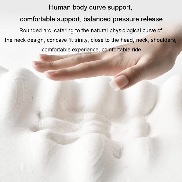 Car Memory Foam Neck Pillow Car Neck Rest Silk Pillow Car Seat Cervical Cushion, Style: Headrest Gray by buy2fix