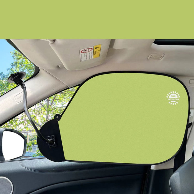 Car All Round Window Sunshade Adjustable Sunscreen Heat Insulation Sun Shade(Fresh Green) by buy2fix