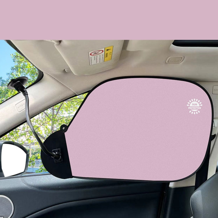 Car All Round Window Sunshade Adjustable Sunscreen Heat Insulation Sun Shade(Fairy Pink) by buy2fix