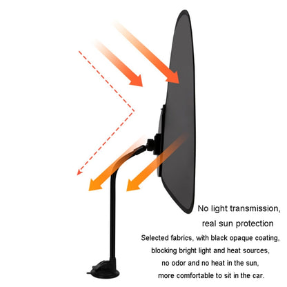 Car All Round Window Sunshade Adjustable Sunscreen Heat Insulation Sun Shade(Fairy Pink) by buy2fix