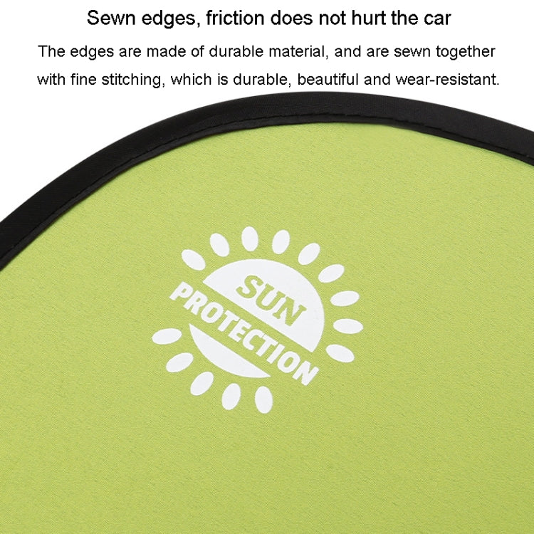 Car All Round Window Sunshade Adjustable Sunscreen Heat Insulation Sun Shade(Fresh Green) by buy2fix