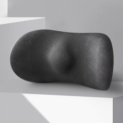 Car Cushion Driving Seat Cervical Support Backrest Pillow, Style: Waist Pad Black by buy2fix