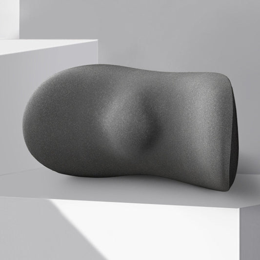 Car Cushion Driving Seat Cervical Support Backrest Pillow, Style: Waist Pad Gray by buy2fix