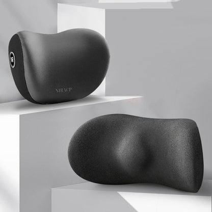 Car Cushion Driving Seat Cervical Support Backrest Pillow, Style: Headrest + Waist Pad Black by buy2fix