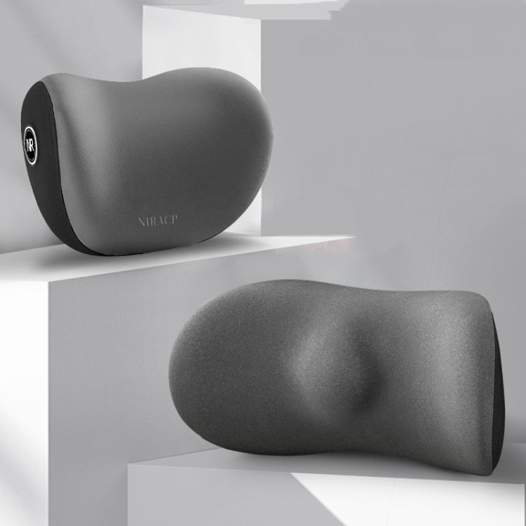 Car Cushion Driving Seat Cervical Support Backrest Pillow, Style: Headrest + Waist Pad Gray by buy2fix