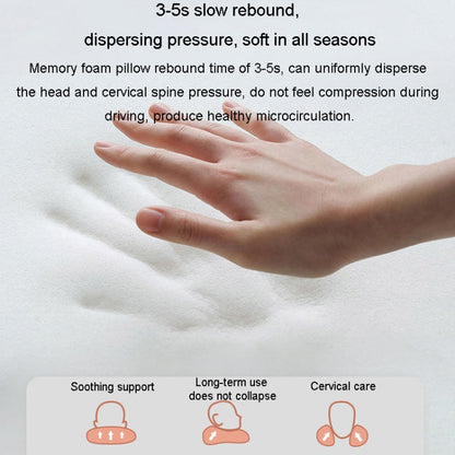 Car Cushion Driving Seat Cervical Support Backrest Pillow, Style: Waist Pad Blue by buy2fix