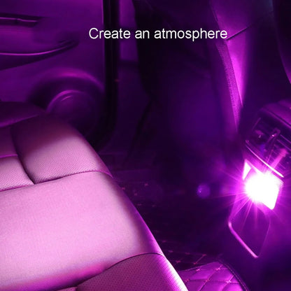Car Diamond Model USB Ambient Light Charge-Free Plug And Play LED Decorative Lights(Ice Blue) - Atmosphere lights by buy2fix | Online Shopping UK | buy2fix