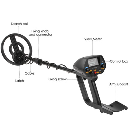 Underground Metal Detection Precise Positioning Outdoor Detection Equipment(Black) - Metal Detector by buy2fix | Online Shopping UK | buy2fix