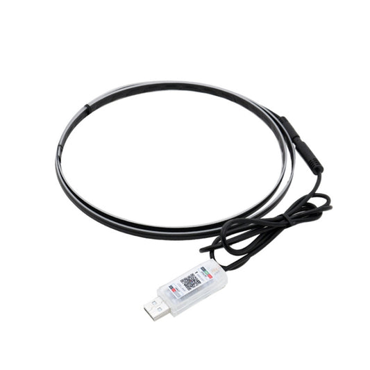 Car Interior Fiber Optic Cold Light RGB Ambient Lamp Center Phantom Footwell Atmosphere Lights, Style: One To One 110cm(Colorful Double Control) - Atmosphere lights by buy2fix | Online Shopping UK | buy2fix
