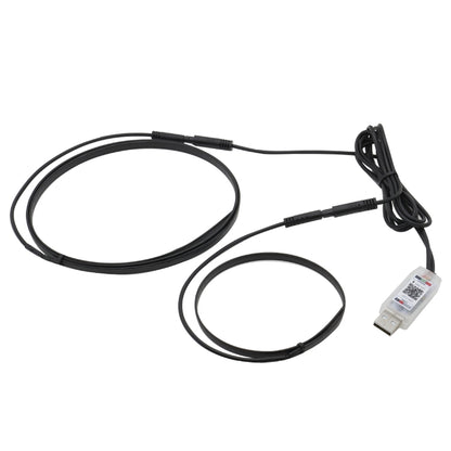 Car Interior Fiber Optic Cold Light RGB Ambient Lamp Center Phantom Footwell Atmosphere Lights, Style: One To Two 110cm+35cm(Colorful Double Control) - Atmosphere lights by buy2fix | Online Shopping UK | buy2fix