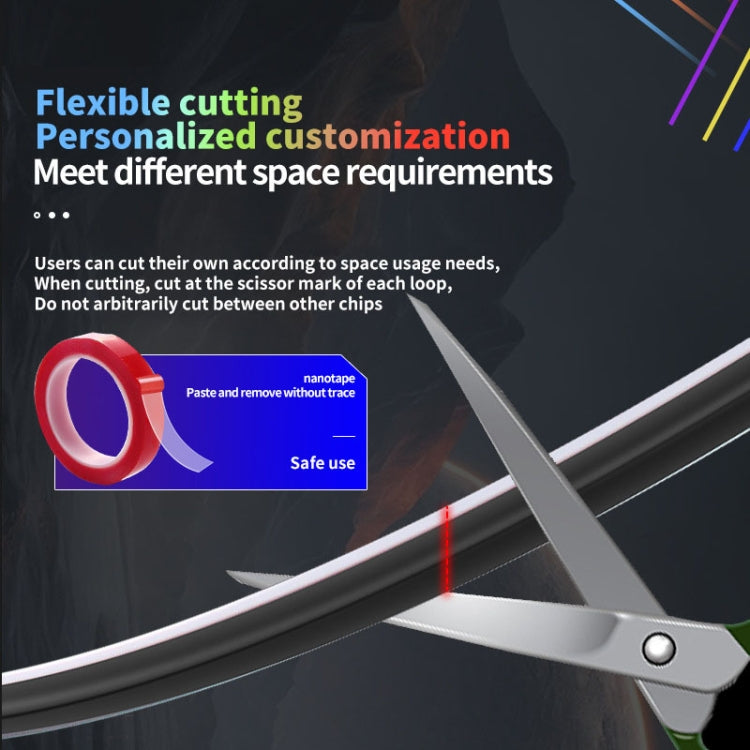 Car Interior Fiber Optic Cold Light RGB Ambient Lamp Center Phantom Footwell Atmosphere Lights, Style: One To Two 110cm+35cm(Colorful Double Control) - Atmosphere lights by buy2fix | Online Shopping UK | buy2fix