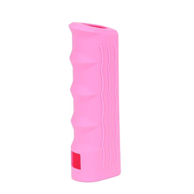 Automotive Universal Silicone Handbrake Handle Cover Brake Handle Decorative Protective Sleeve, Size: Straight Sleeve(Pink) by buy2fix