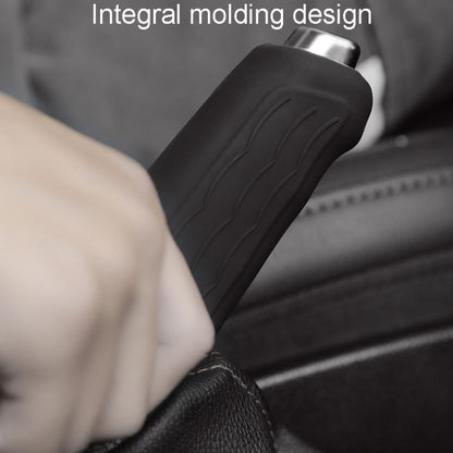 Automotive Universal Silicone Handbrake Handle Cover Brake Handle Decorative Protective Sleeve, Size: Straight Sleeve(Luminous Blue) by buy2fix