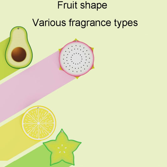 MATARILE Automotive Fruit Fragrance Diffuser Car And Home Deodorizing Scented Pieces, Style: Avocado -Gulong - Air Freshener by MATARILE | Online Shopping UK | buy2fix
