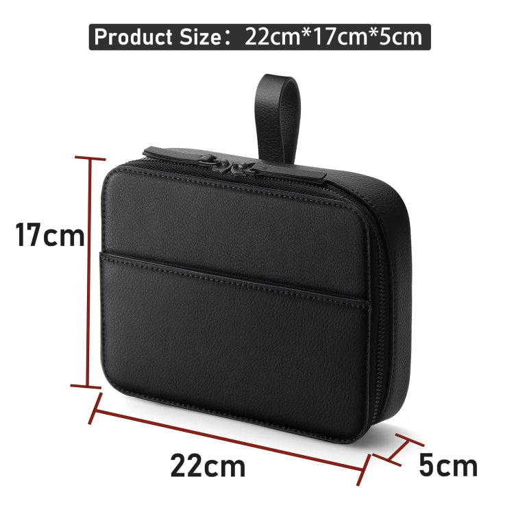 PU Leather Watch Strap Organizer Box For Apple Watch Band  Travel Storage Case(Brown) - Others by buy2fix | Online Shopping UK | buy2fix