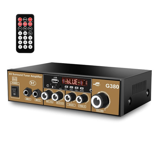 Car High-power Bluetooth Plug-in Card Digital Smart Amplifier(US Plug) - Car Amplifiers by buy2fix | Online Shopping UK | buy2fix