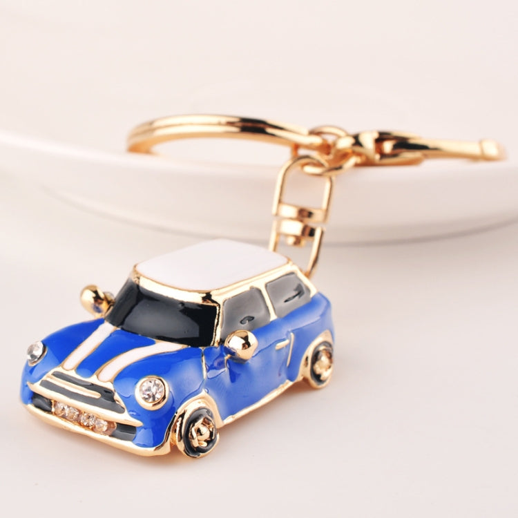 Mini Car Keychain Pendant Toy Beetle Car Gift, Color: Dark Blue by buy2fix