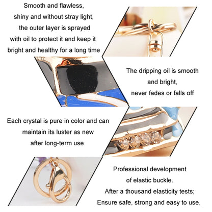 Mini Car Keychain Pendant Toy Beetle Car Gift, Color: Dark Red by buy2fix