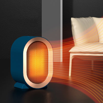 Small Desktop Electric Heater Home PTC Instant Energy-saving Heater, Spec: UK Plug(White) - Electric Heaters by buy2fix | Online Shopping UK | buy2fix