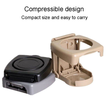 Car Air Vent Multifunctional Drink Holder Car Mug Stand Ashtray Rack(Beige) by buy2fix