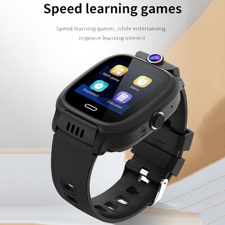 Y36 1.44-inch 4G Video Call Waterproof Smart Children Phone Watch with SOS Function(Black) by buy2fix