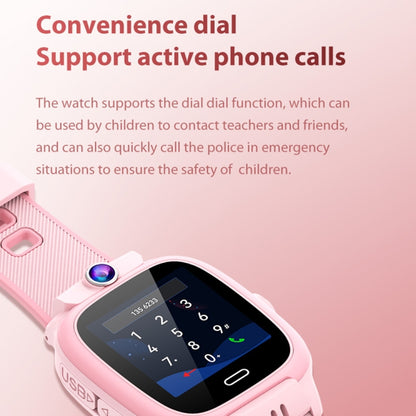 Y36 1.44-inch 4G Video Call Waterproof Smart Children Phone Watch with SOS Function(Pink) by buy2fix