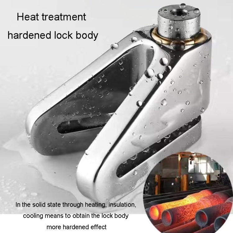 Electrical Vehicle Triangle Disc Brake Lock Universal Alloy Steel Anti-Theft Lock Scooter Padlock(Black) - Theft Protection by buy2fix | Online Shopping UK | buy2fix