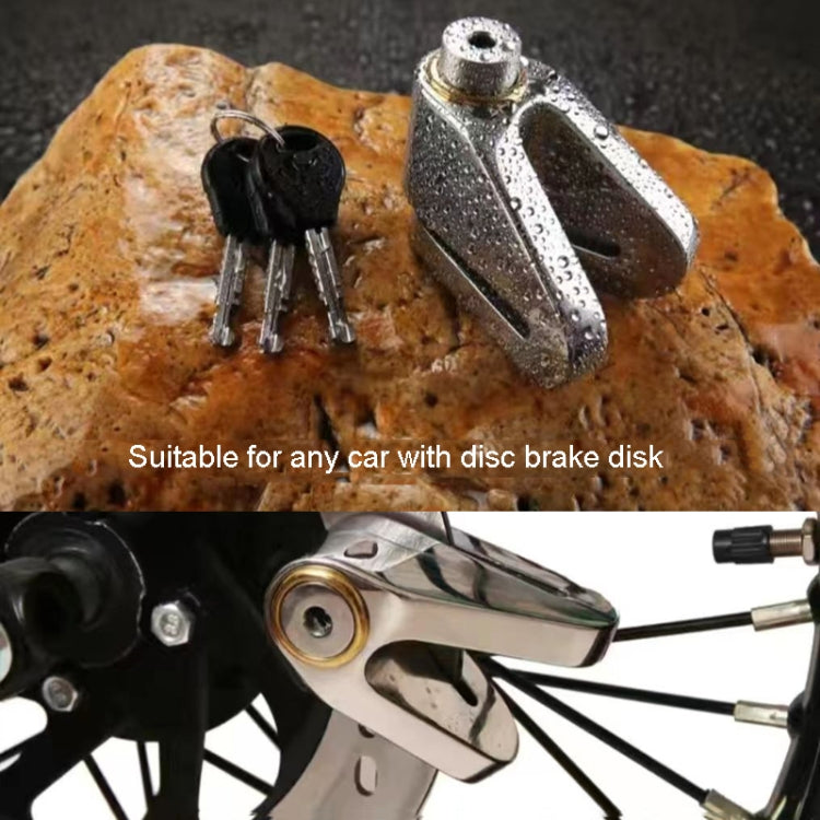 Electrical Vehicle Triangle Disc Brake Lock Universal Alloy Steel Anti-Theft Lock Scooter Padlock(Black) - Theft Protection by buy2fix | Online Shopping UK | buy2fix