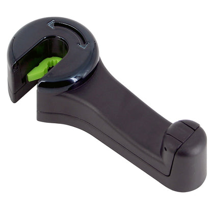 Car Back Seat Double Hook Phone Holder, Color: Black by buy2fix