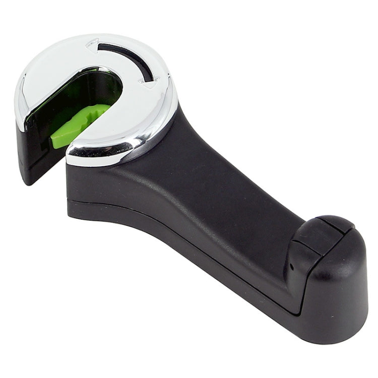 Car Back Seat Double Hook Phone Holder, Color: Silver by buy2fix