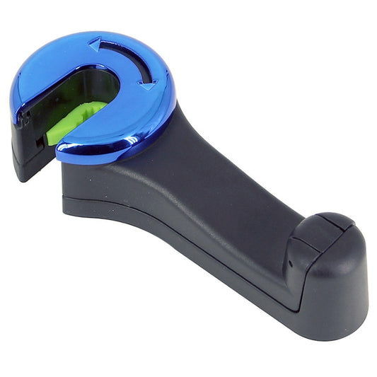 Car Back Seat Double Hook Phone Holder, Color: Blue by buy2fix