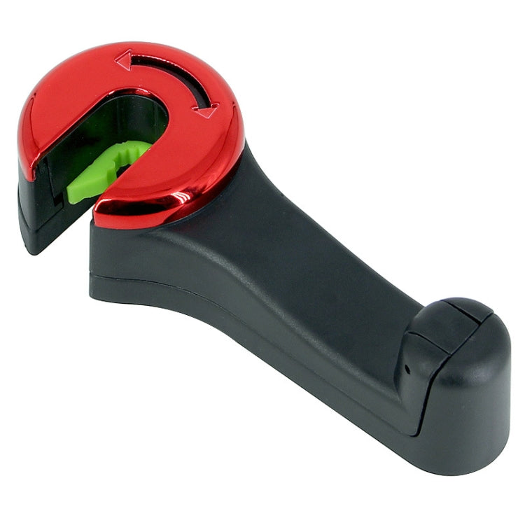 Car Back Seat Double Hook Phone Holder, Color: Red by buy2fix