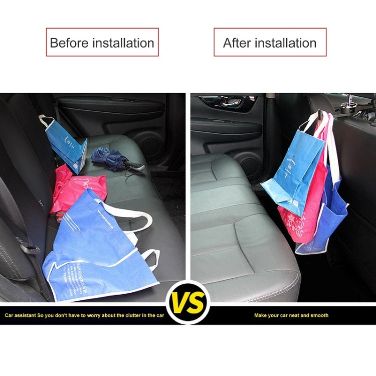Car Back Seat Double Hook Phone Holder, Color: Red by buy2fix