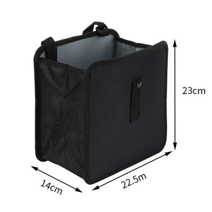 Car Seatback Trash Can Automotive Multifunctional Storage Organizer, Style: Black Red Edge by buy2fix