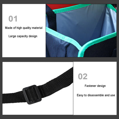 Car Seatback Trash Can Automotive Multifunctional Storage Organizer, Style: Black Green Edge by buy2fix