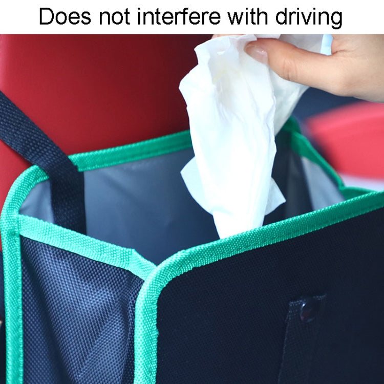 Car Seatback Trash Can Automotive Multifunctional Storage Organizer, Style: All Black by buy2fix