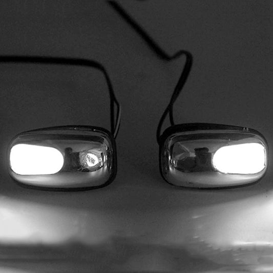 Car Wiper Sprayer Spray Decorative Lamp LED Hood Spray Lights(White) - Decorative Lights by buy2fix | Online Shopping UK | buy2fix