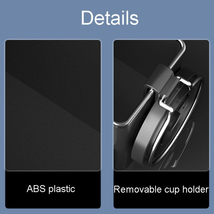 Automotive Cup Holder Tissue Organizer Car Armrest Box Storage Shelf(Black) by buy2fix