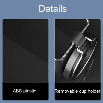 Automotive Cup Holder Tissue Organizer Car Armrest Box Storage Shelf(Black) by buy2fix