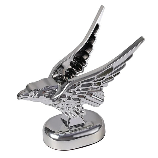Car Hood Decoration 3D Spread Wings Flying Eagle Modification Universal Car Emblem(Silver) - 3D Metal Sticker by buy2fix | Online Shopping UK | buy2fix
