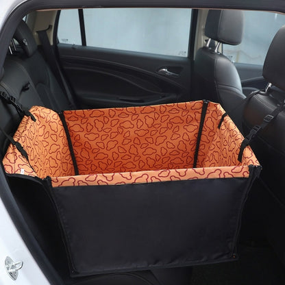 Car Single Seat Waterproof Pet Seat Protective Pad, Color: Orange Cloud by buy2fix
