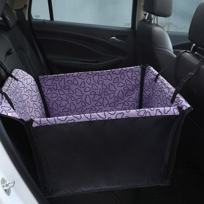 Car Single Seat Waterproof Pet Seat Protective Pad, Color: Purple Cloud by buy2fix