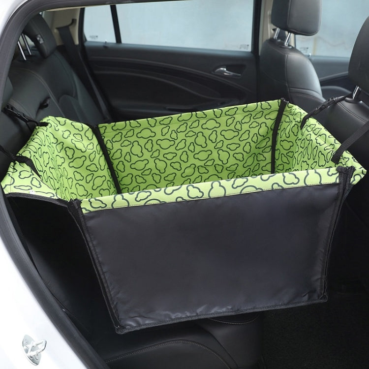 Car Single Seat Waterproof Pet Seat Protective Pad, Color: Green Cloud by buy2fix
