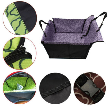 Car Single Seat Waterproof Pet Seat Protective Pad, Color: Green Cloud by buy2fix