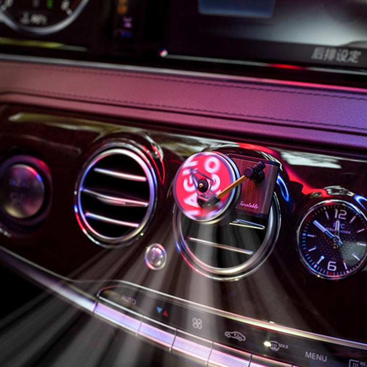 Gramophone+3pcs Refill Aroma Car Aroma Diffuser Air Vent Rotating Retro Gramophone Fragrance Diffuser Ornament by buy2fix