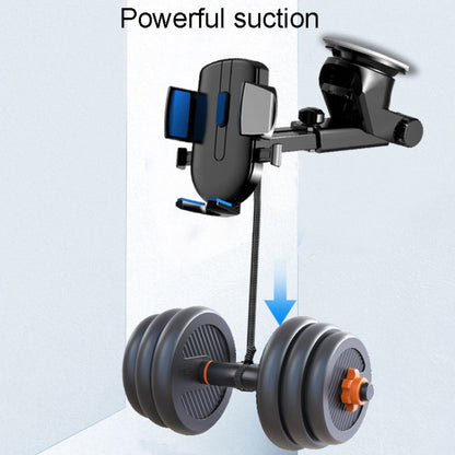 Suction Cup Model Car Cell Phone Telescopic Holder Universal Automobile Navigation Bracket(Black) by buy2fix